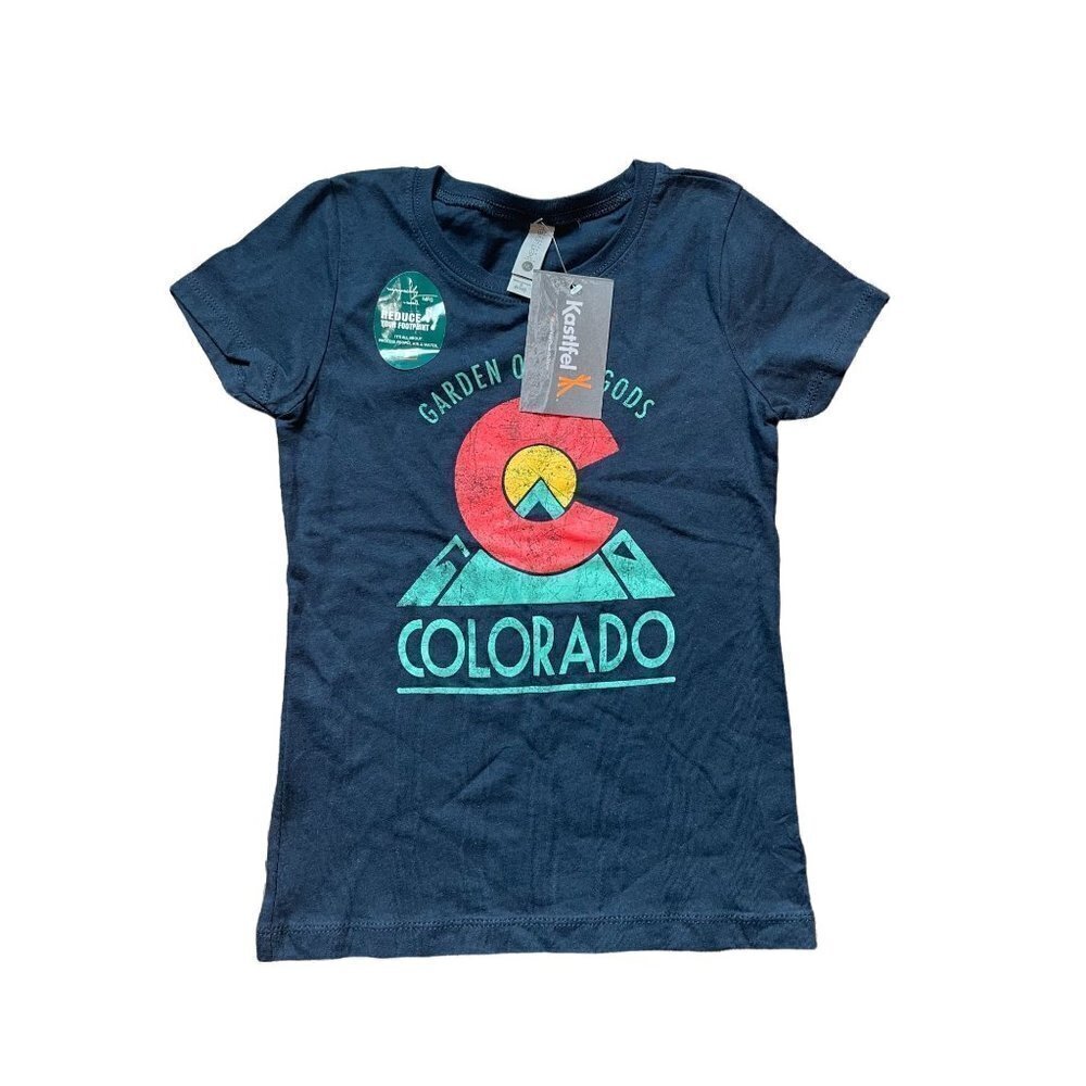 New! Garden of the Gods Colorado Youth T-Shirt Size Small T-Shirt Crewneck